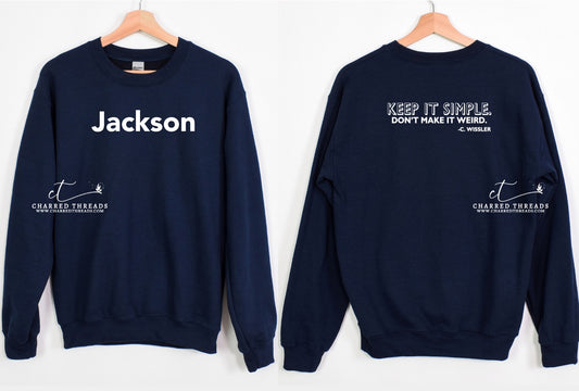 2024 Jackson Elementary Keep It Simple Crewneck Sweatshirt