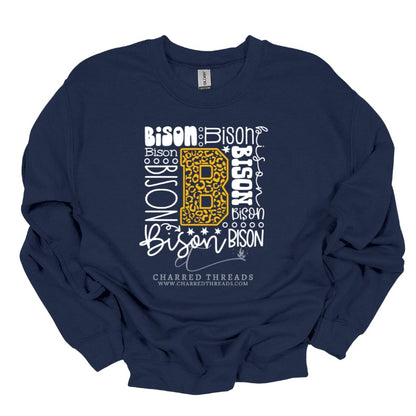 2024 Morris Elementary Bison Typography Apparel Collection