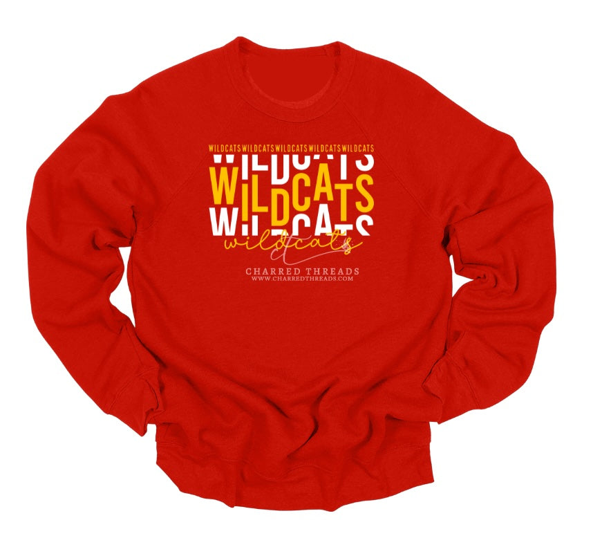 Wildcats on Repeat Apparel Collection | Tee, Long Sleeve, Crewneck & Hoodie