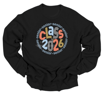 Retro Circle Class of 2026 Apparel Collection