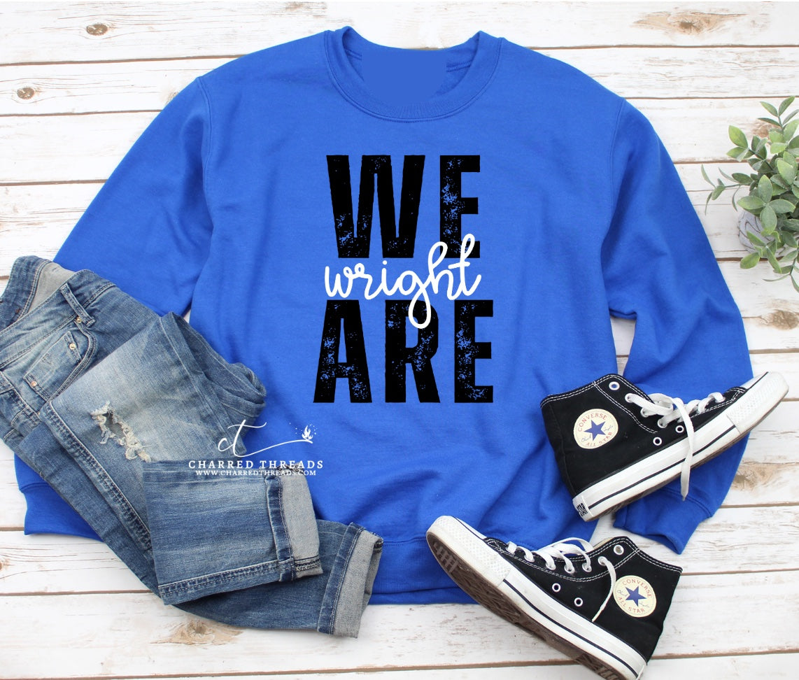 2024 Wright Elementary We Are Wright Crewneck Sweatshirt
