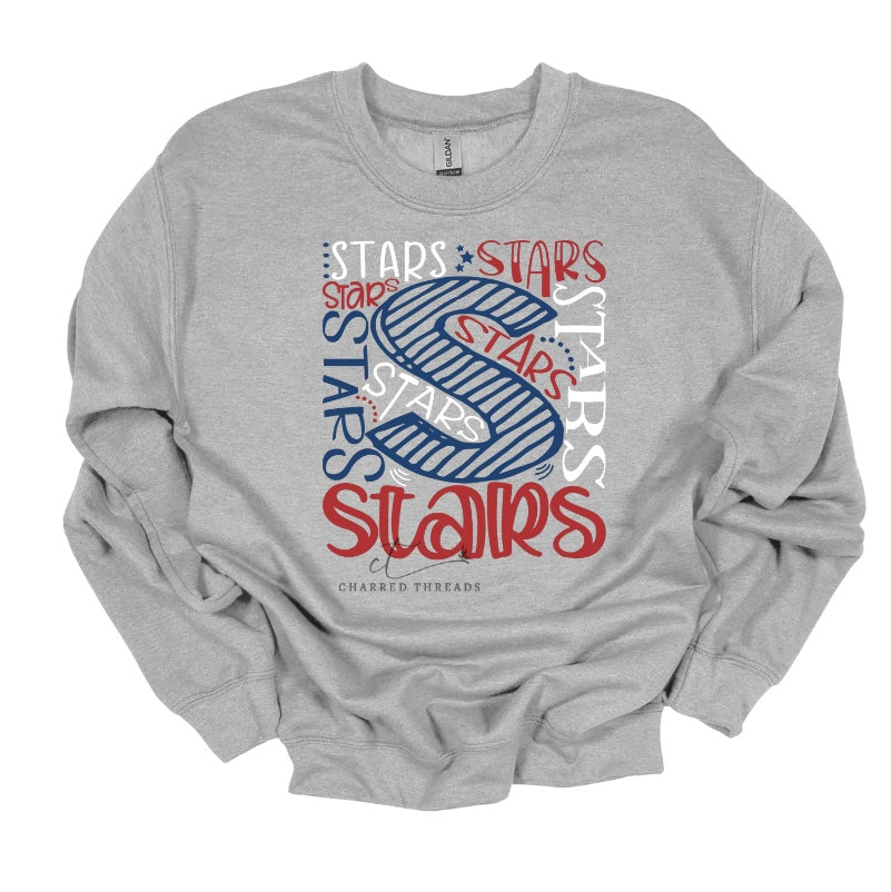 2025 Jackson Elementary Stars Typography Apparel Collection
