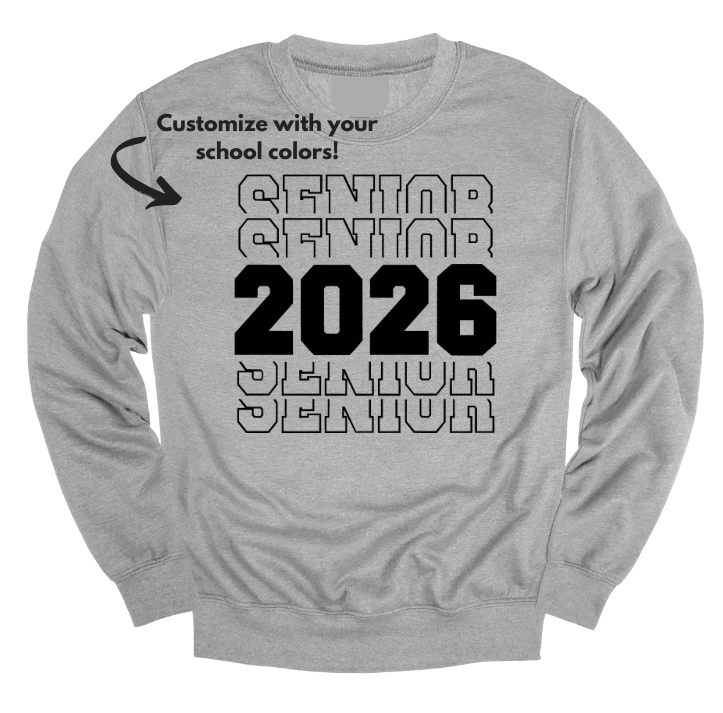 Stacked Senior 2026 Apparel Collection