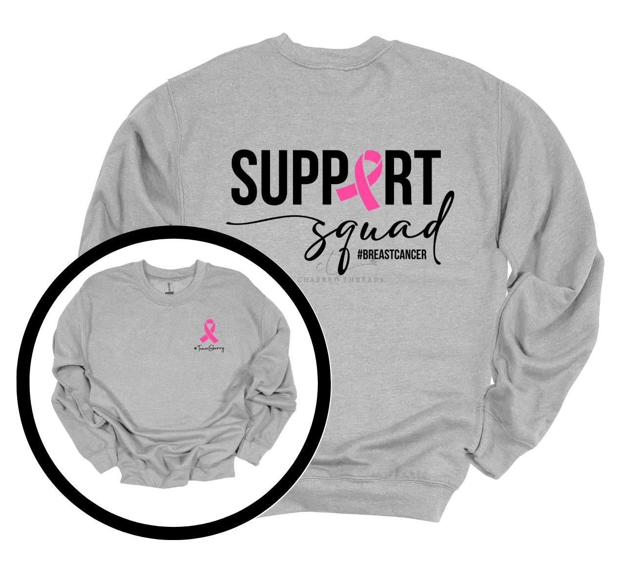Support Squad | #Team Sherry | Breast Cancer Awareness Apparel Collection