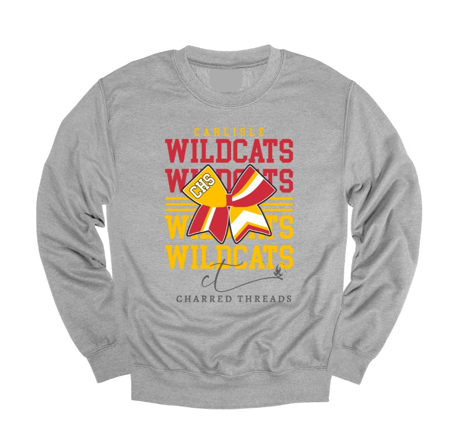 Wildcats Victory Bow Collection | Tee, Crewneck, Hoodie, Shorts, or Joggers | Infant–Adult Sizes