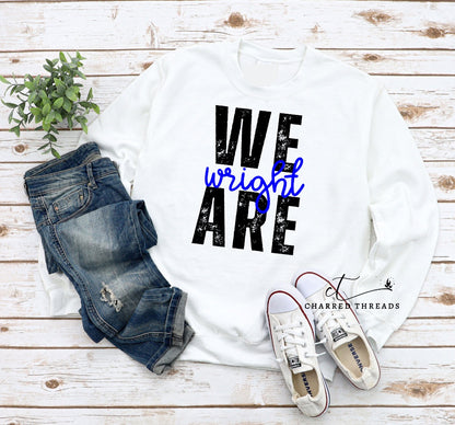 2024 Wright Elementary We Are Wright Crewneck Sweatshirt