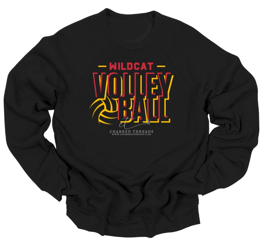 Wildcat Volleyball Bold Block Collection | Tee, Long Sleeve, Crewneck & Hoodie