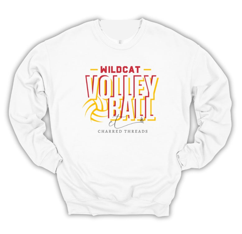 Wildcat Volleyball Bold Block Collection | Tee, Long Sleeve, Crewneck & Hoodie