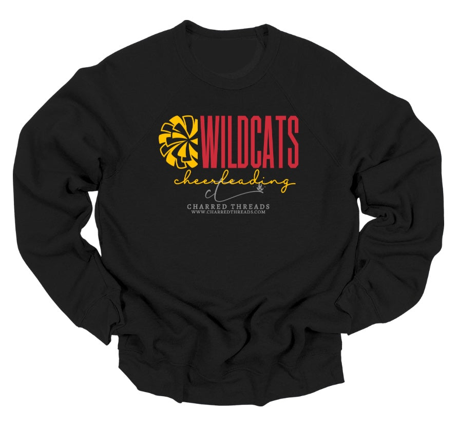 Wildcats Wave Cheer Collection | Tee, Crewneck, Hoodie, Shorts, or Joggers | Infant–Adult Sizes