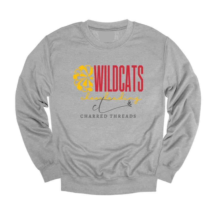 Wildcats Wave Cheer Collection | Tee, Crewneck, Hoodie, Shorts, or Joggers | Infant–Adult Sizes