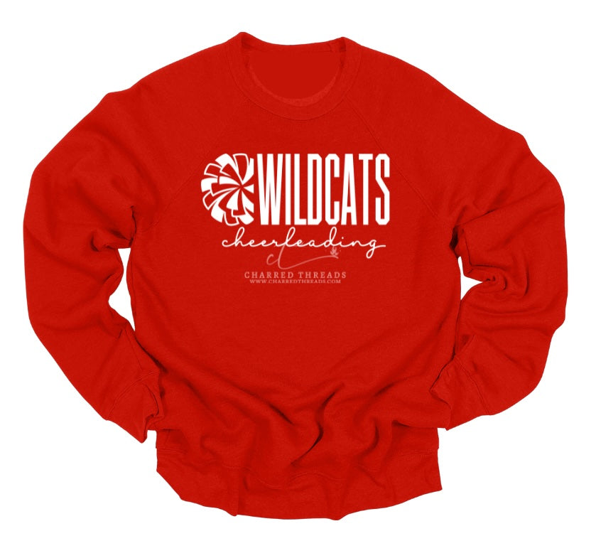 Wildcats Wave Cheer Collection | Tee, Crewneck, Hoodie, Shorts, or Joggers | Infant–Adult Sizes