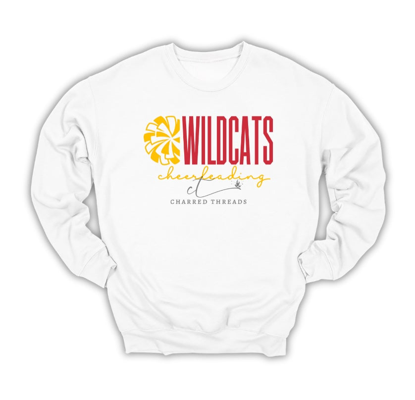 Wildcats Wave Cheer Collection | Tee, Crewneck, Hoodie, Shorts, or Joggers | Infant–Adult Sizes