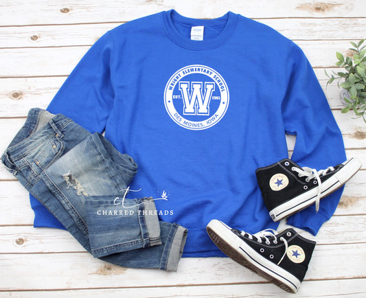 2023 Wright Elementary Staff Crewneck Sweatshirt