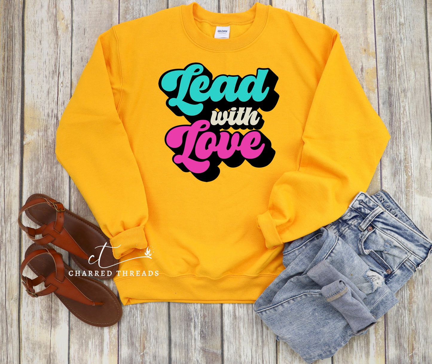 2023 Findley Elementary Lead with Love Crewneck Sweatshirt