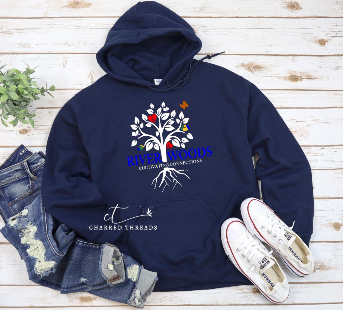 2019 River Woods Elementary Cultivating Connections Hooded Sweatshirt