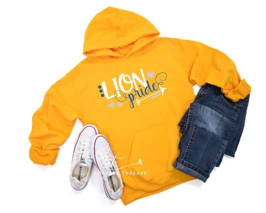 2023 King Elementary Lion Pride Hooded Sweatshirt