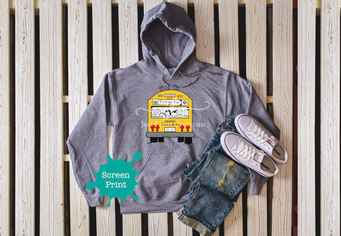 2021 Morris Hop On Energy Bus Hooded Sweatshirt