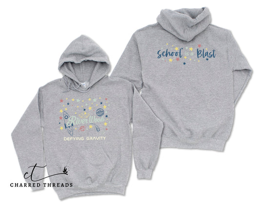 2020 River Woods Elementary School is a Blast Hooded Sweatshirt