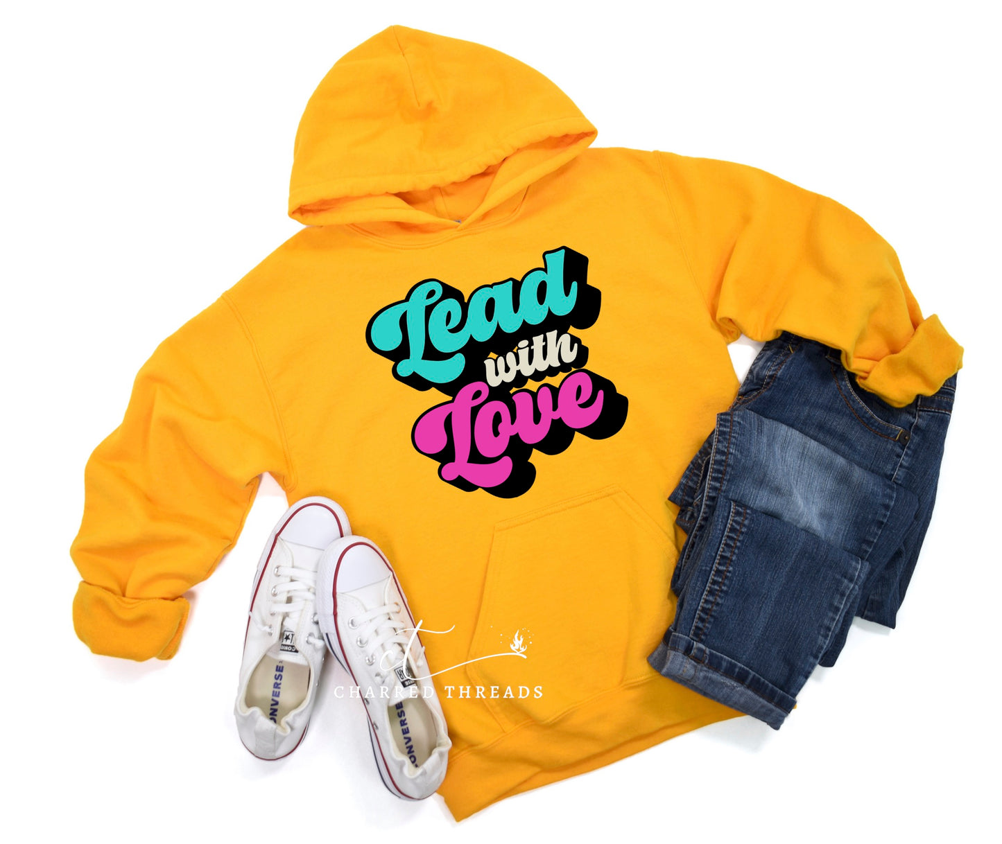 2023 Findley Elementary Lead with Love Hooded Sweatshirt