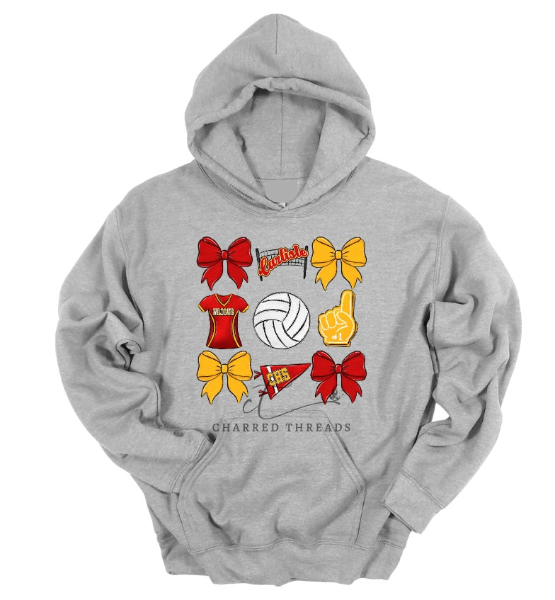 Carlisle Volleyball Spirit Icons Collection | Tee, Long Sleeve, Crewneck & Hoodie