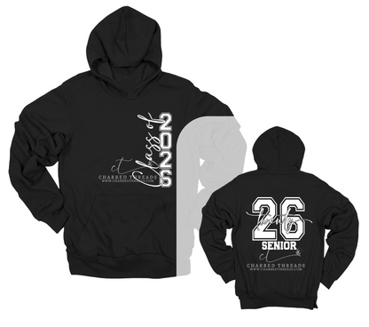 Class of 2026 Vertical Front & Back Senior Shirt Apparel Collection