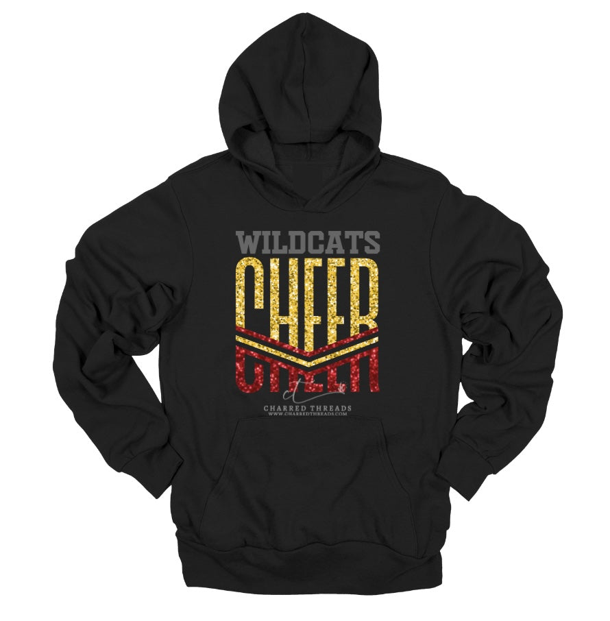 Wildcats Glitter Force Collection | Tee, Crewneck, Hoodie, Shorts, or Joggers | Infant–Adult Sizes