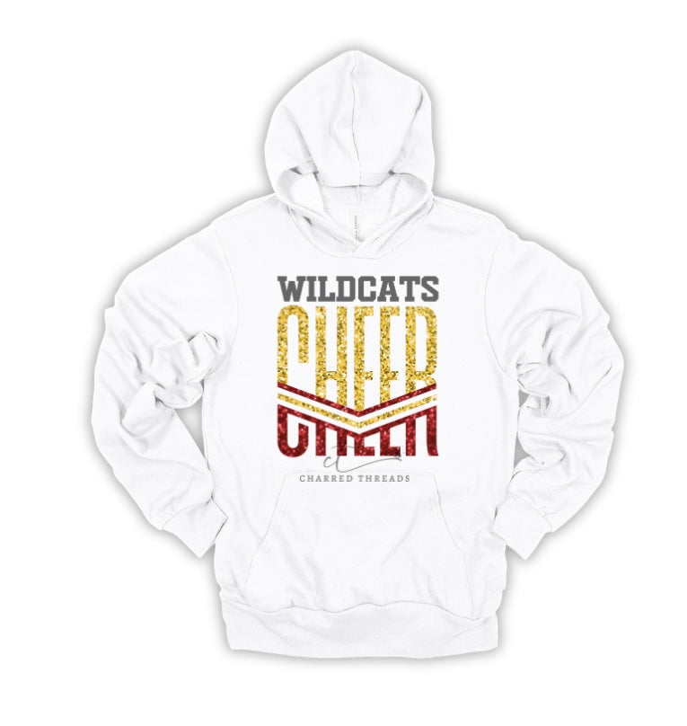 Wildcats Glitter Force Collection | Tee, Crewneck, Hoodie, Shorts, or Joggers | Infant–Adult Sizes