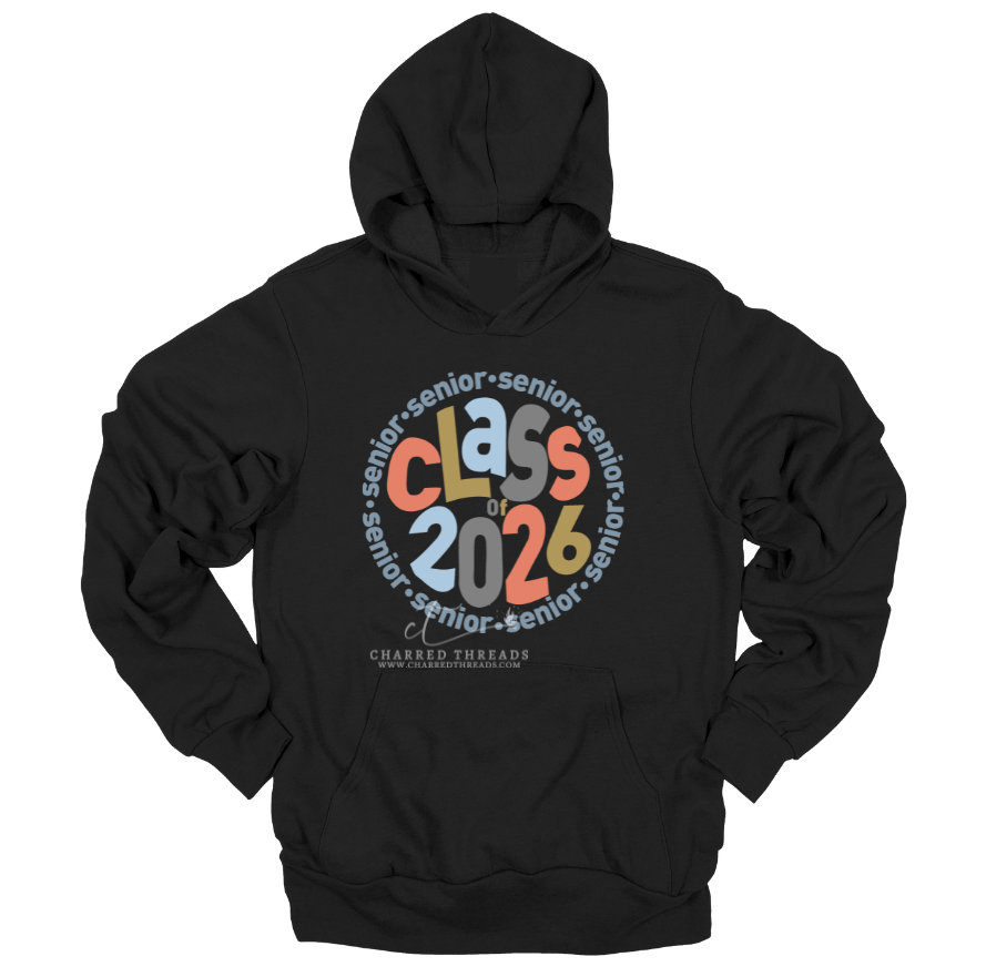 Retro Circle Class of 2026 Apparel Collection