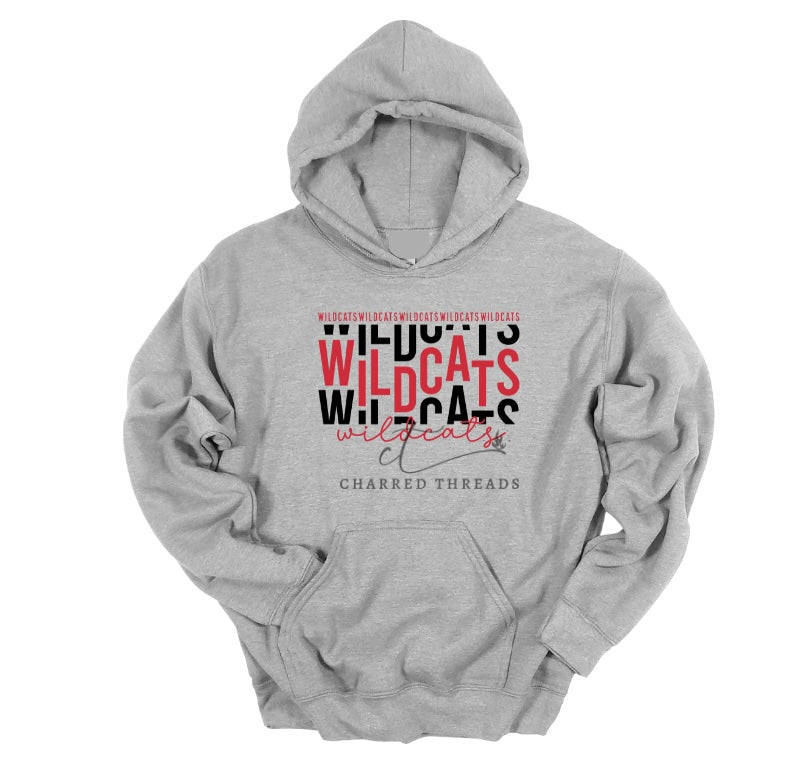 Wildcats on Repeat Apparel Collection | Tee, Long Sleeve, Crewneck & Hoodie