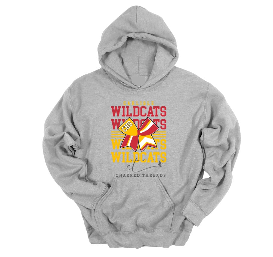 Wildcats Victory Bow Collection | Tee, Crewneck, Hoodie, Shorts, or Joggers | Infant–Adult Sizes