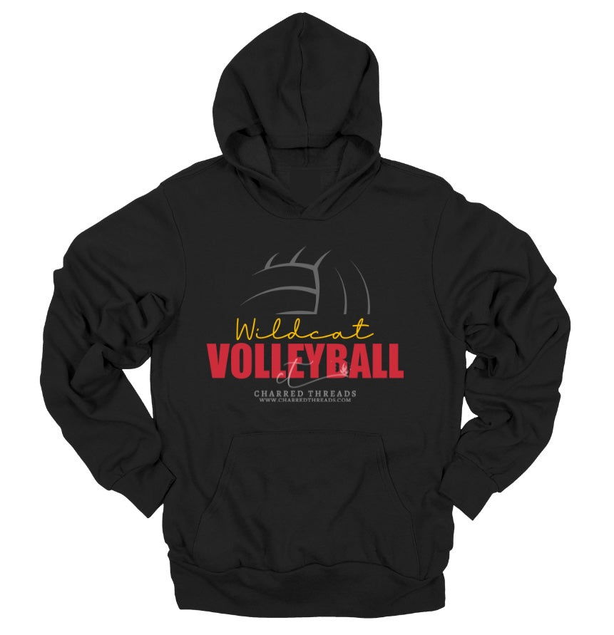 Wildcat Volleyball Arch Script Collection | Tee, Long Sleeve, Crewneck & Hoodie