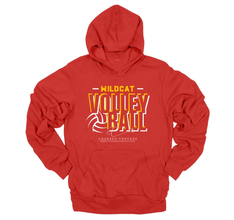 Wildcat Volleyball Bold Block Collection | Tee, Long Sleeve, Crewneck & Hoodie