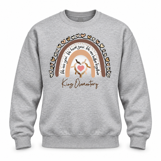 2021 King Elementary We See You Crewneck Sweatshirt
