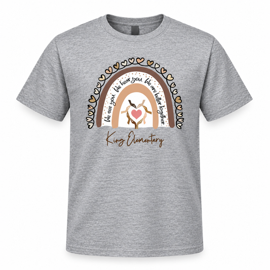 2021 King Elementary We See You Short Sleeve T-Shirt