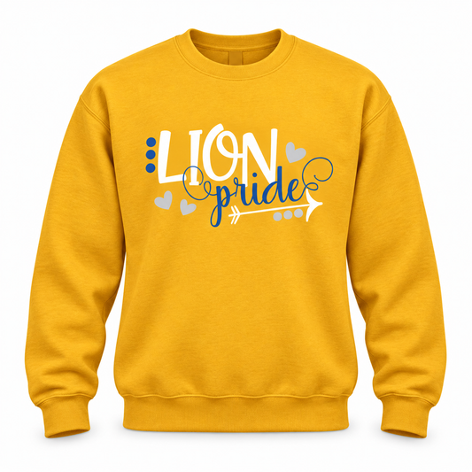 2023 King Elementary Lion Pride Crewneck Sweatshirt