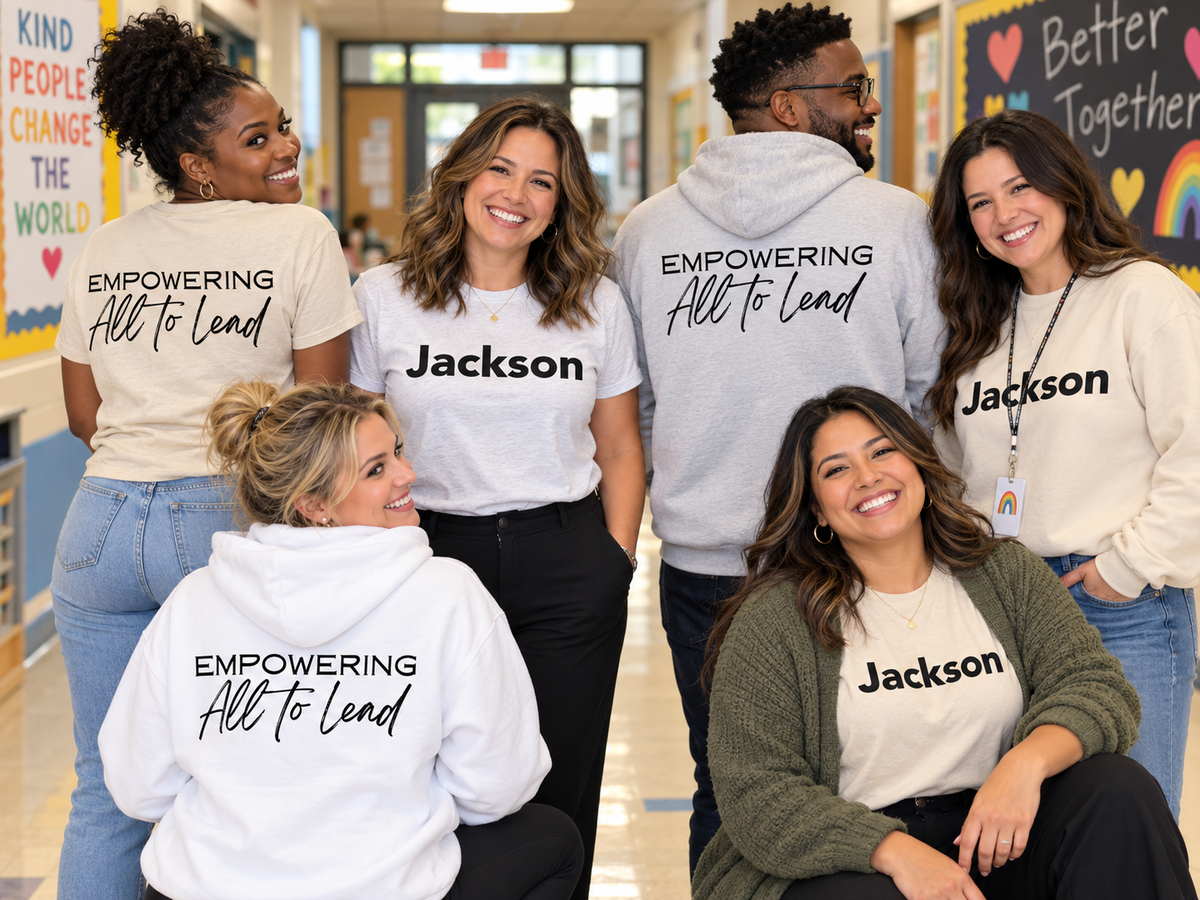 2023 Jackson Elementary Empowering All to Lead Short Sleeve T-Shirt