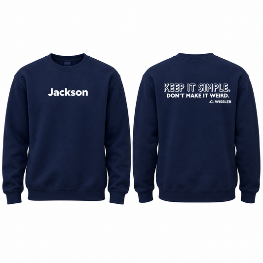 2024 Jackson Elementary Keep It Simple Crewneck Sweatshirt