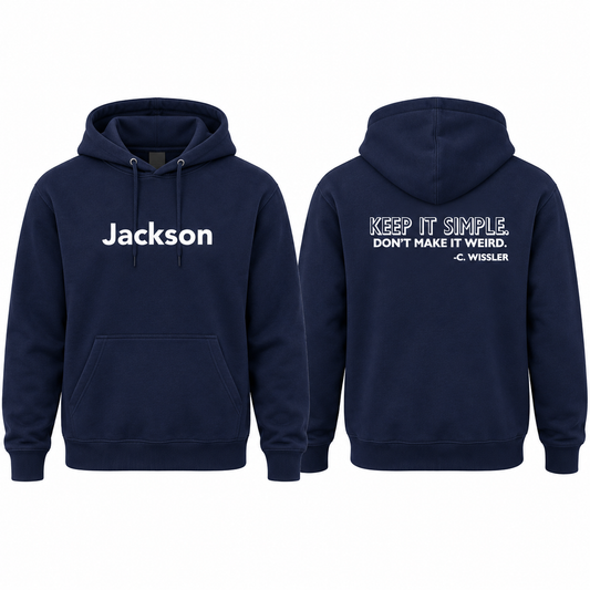 2024 Jackson Elementary Keep It Simple Hooded Sweatshirt