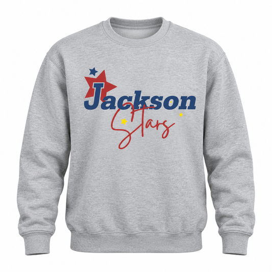 2025 Jackson Elementary Jackson Stars Crewneck Sweatshirt