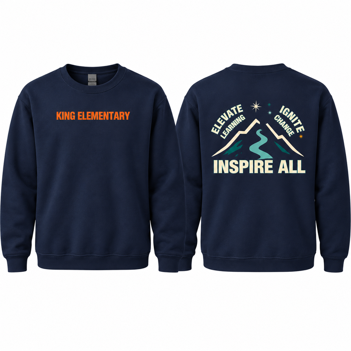 2025 King Elementary Inspire All Crewneck Sweatshirt