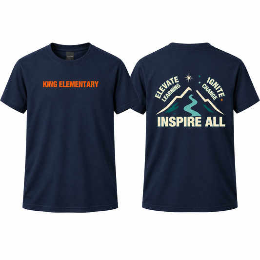 2025 King Elementary Inspire All Short Sleeve T-Shirt