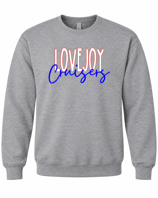 2025 Lovejoy Elementary Lovejoy Cruisers Crewneck Sweatshirt