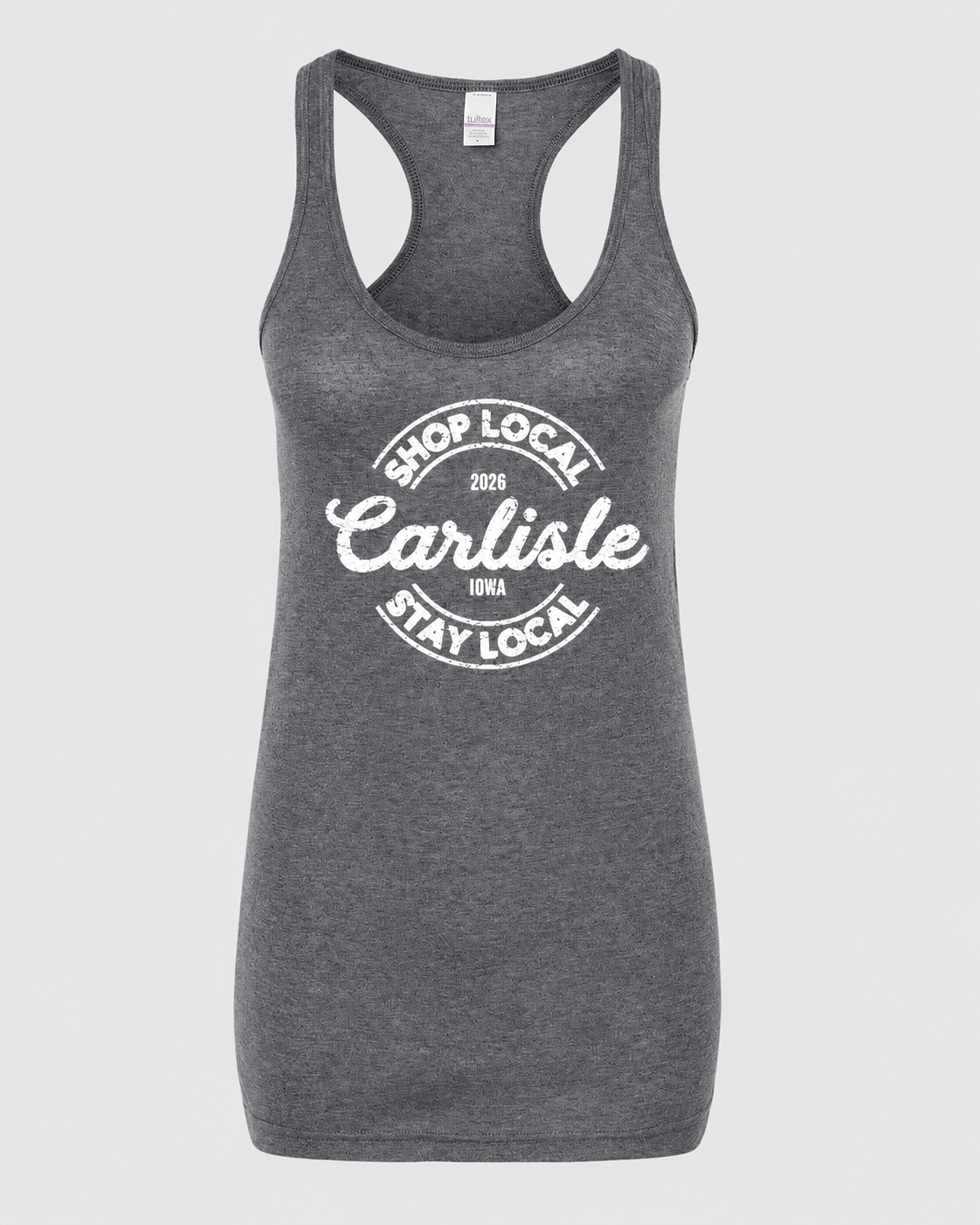 Carlisle Shop Local Stay Local Racerback 2026 Tank Top