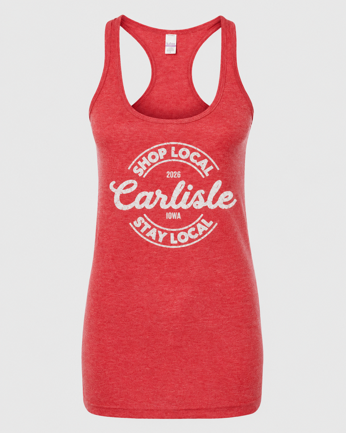 Carlisle Shop Local Stay Local Racerback 2026 Tank Top