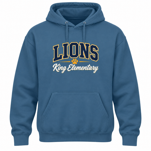 2026 King Elementary Lions Hooded Sweatshirt