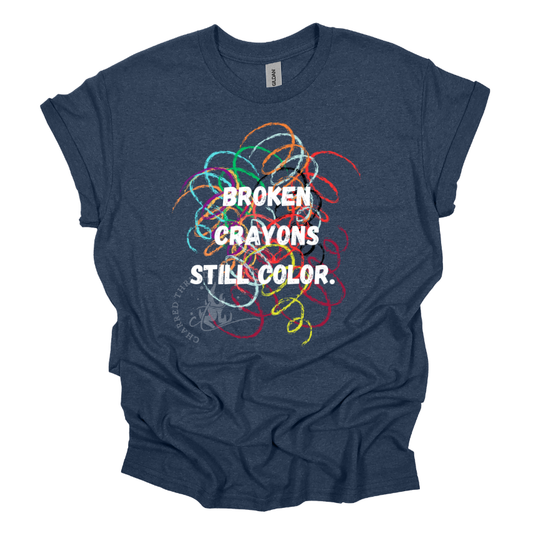 Broken Crayons Still Color Short Sleeve Shirt