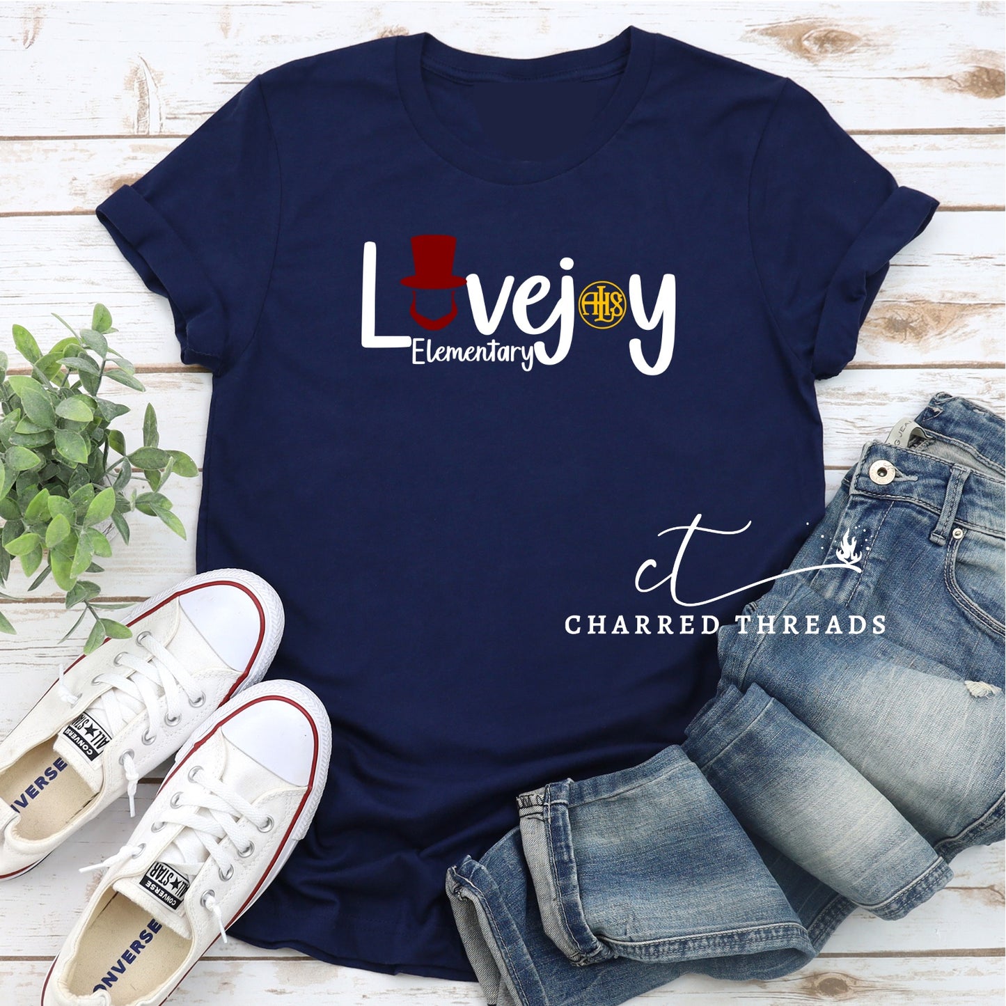 Lovejoy Elementary Lincoln ALHS Graphic Short Sleeve Shirt