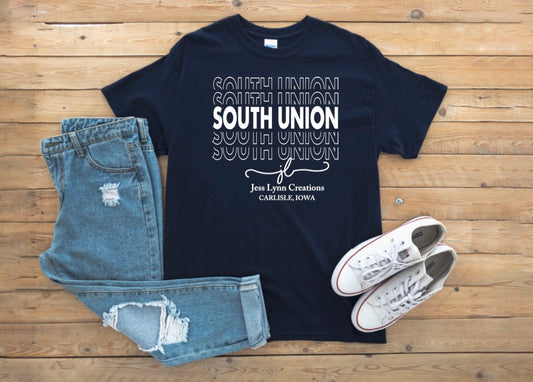 2022 South Union Elementary Stacked Short Sleeve Shirt