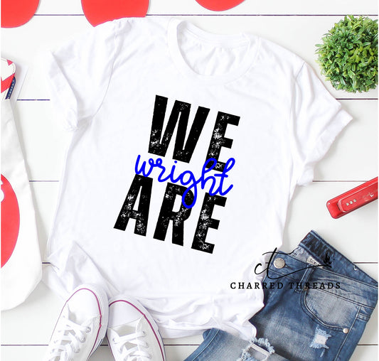 2024 Wright Elementary We Are Wright Short Sleeve Graphic T-Shirt