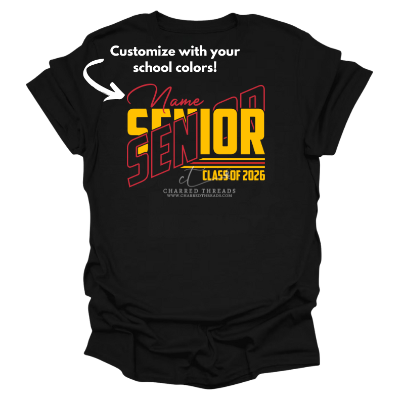 Personalized 3D Senior Class of 2026 Apparel Collection